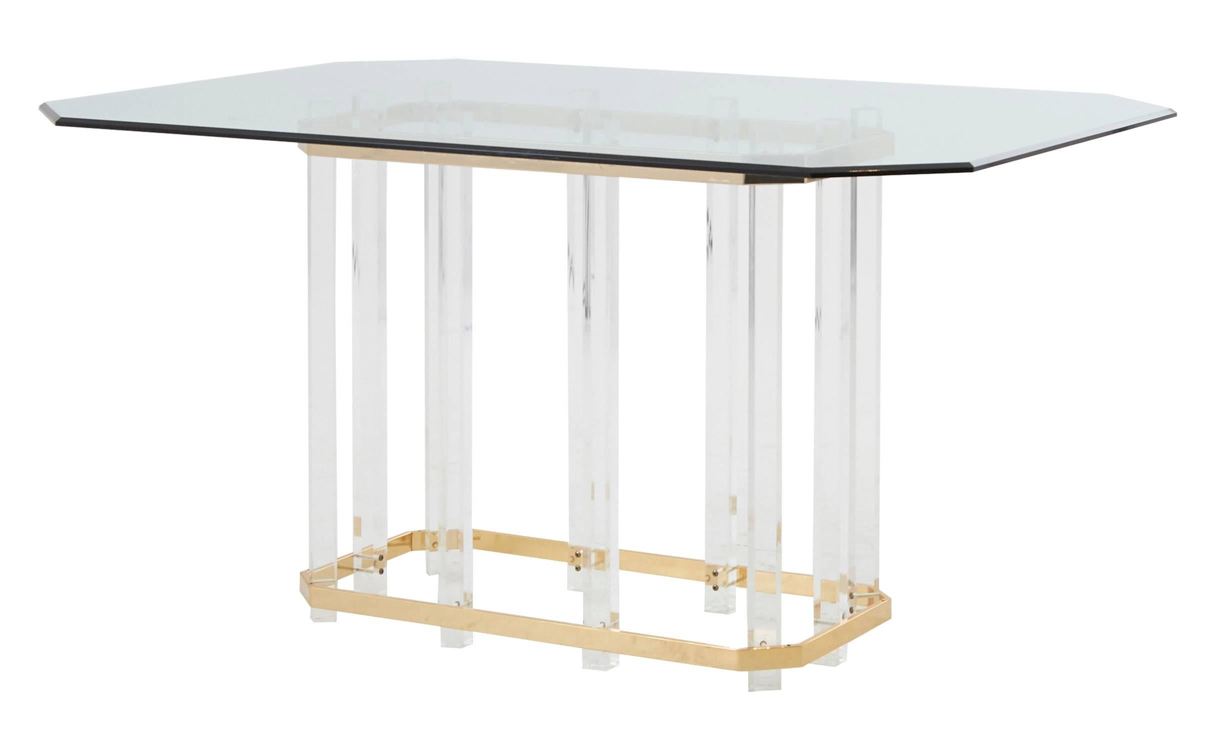 Modern Lucite Dining Table