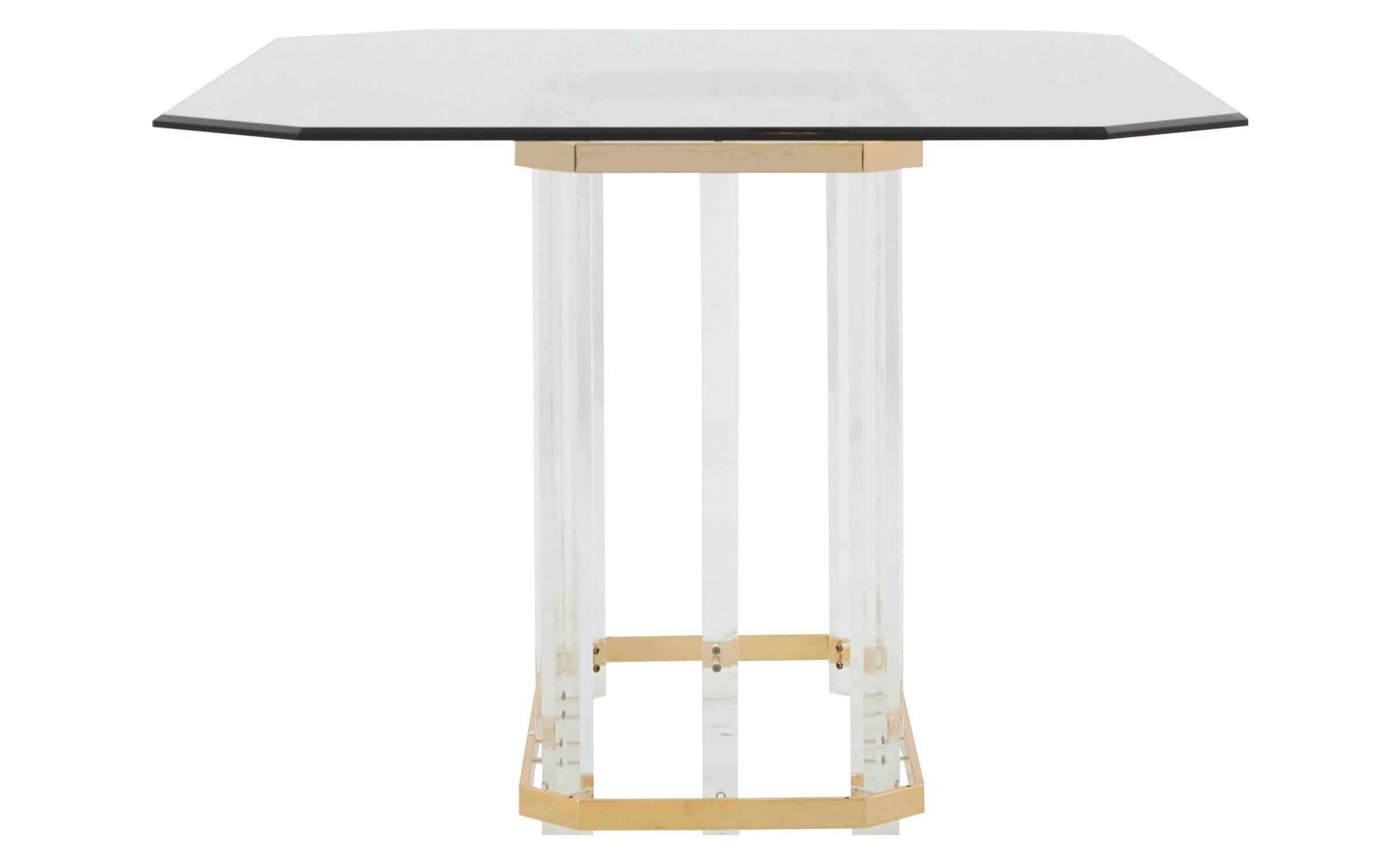 American Lucite Dining Table