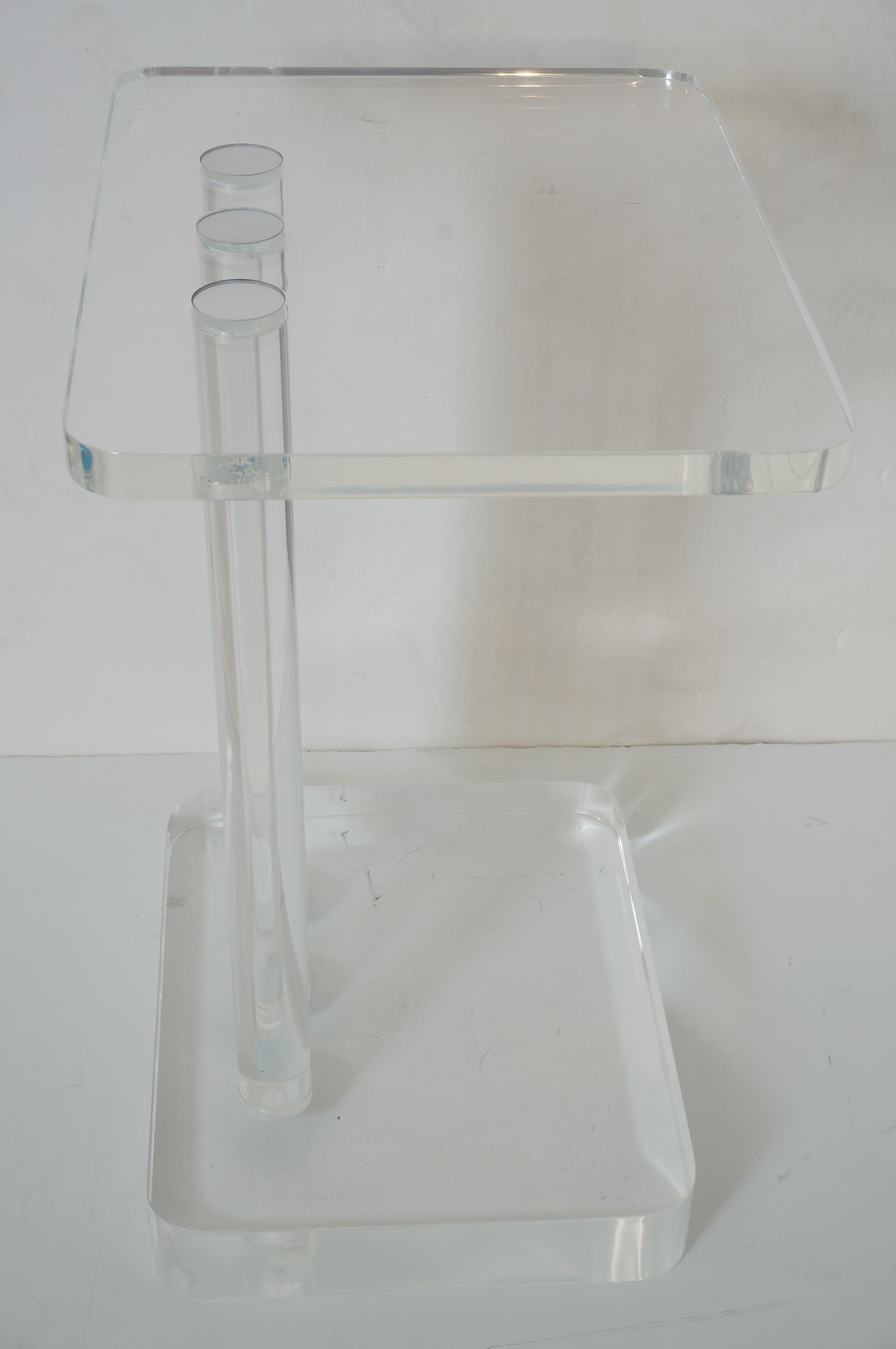 American Lucite Drinks Table