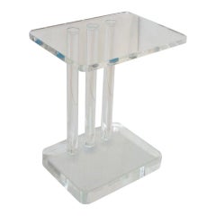 Lucite Drinks Table