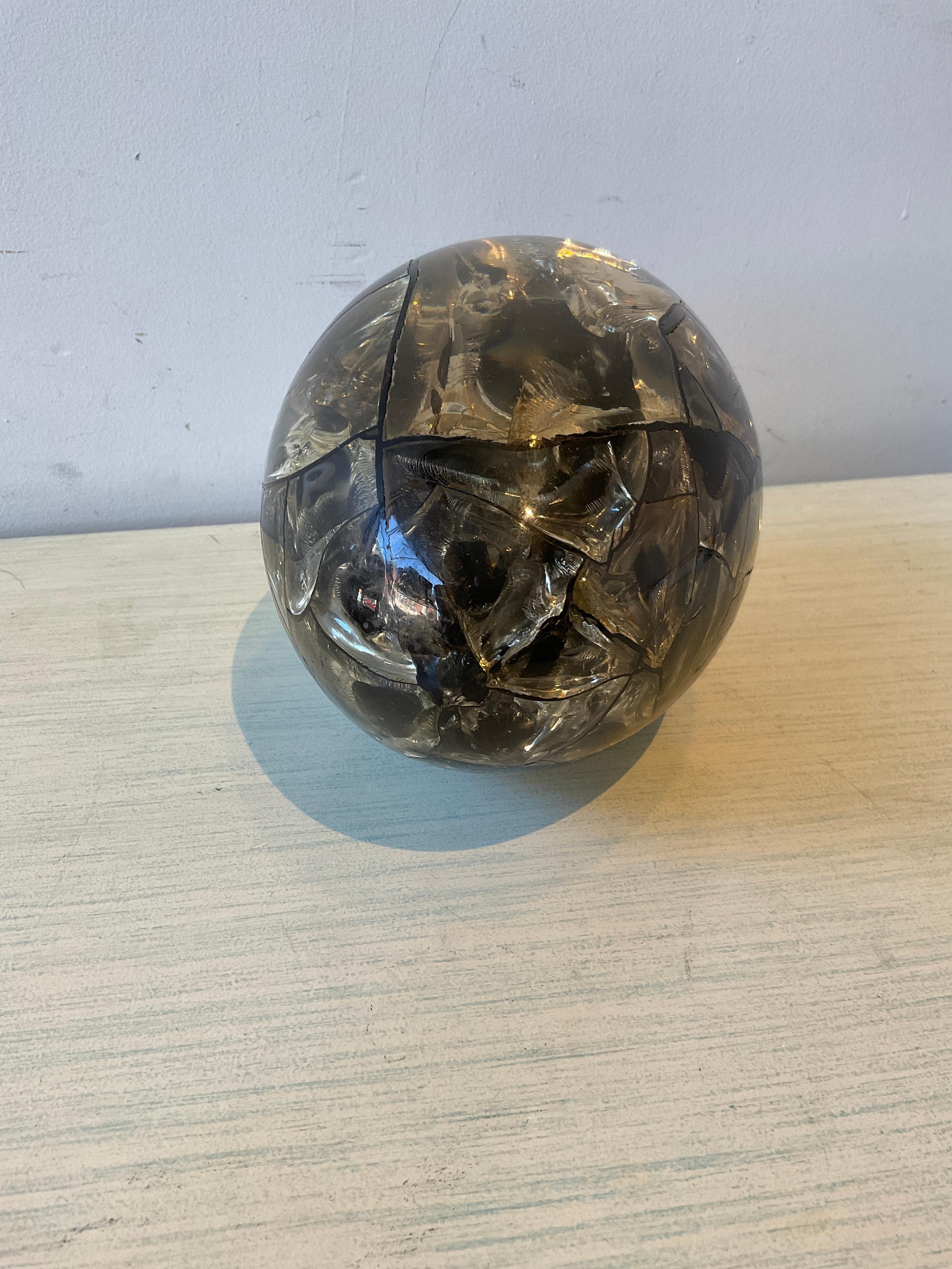 Lucite Egg Sculpture  6