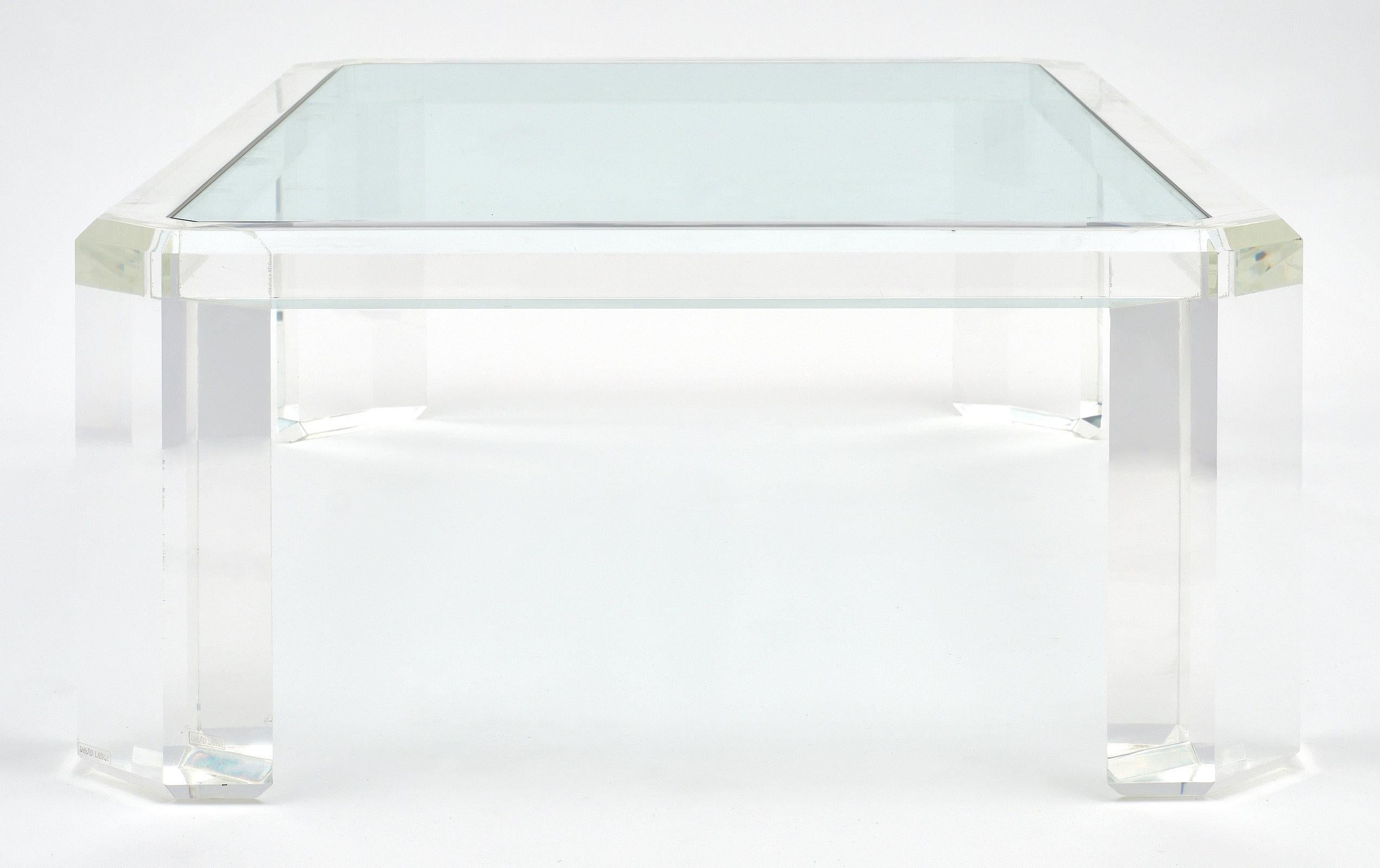 Lucite French Vintage Coffee Table 3