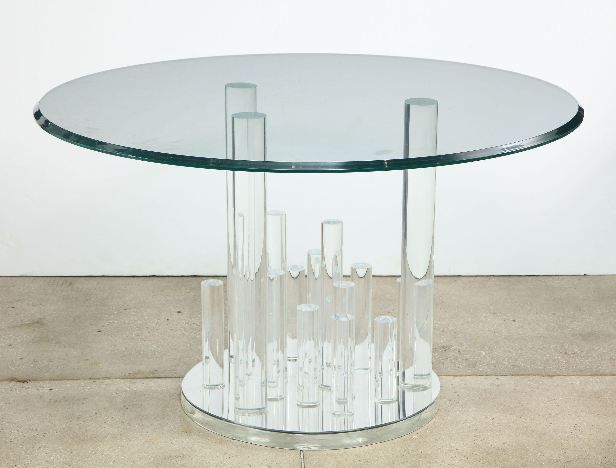 lucite round table