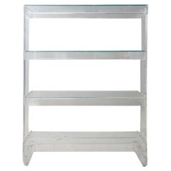 Used Lucite & Glass Shelving, 1980s