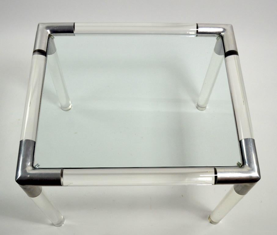 Lucite Glass Table by Charles Hollis Jones 4