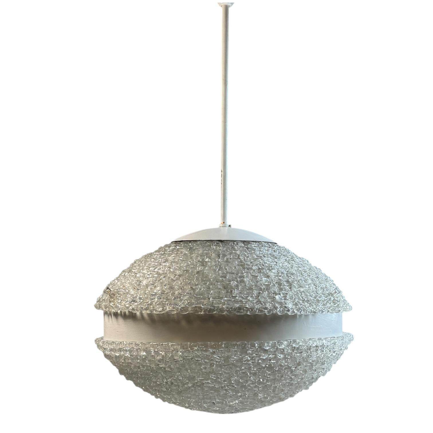 Lucite Glass UFO Chandelier by Austrolux, Austria, 1960s For Sale 4