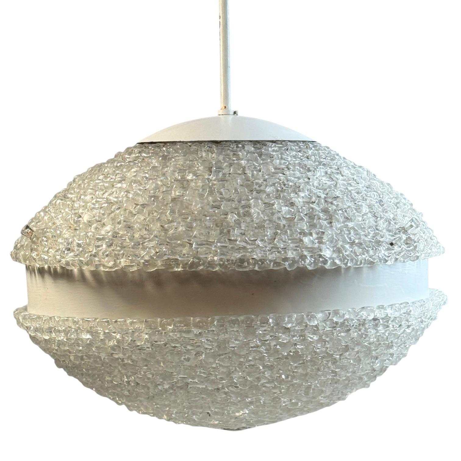 Lucite Glass UFO Chandelier by Austrolux, Austria, 1960s For Sale 5