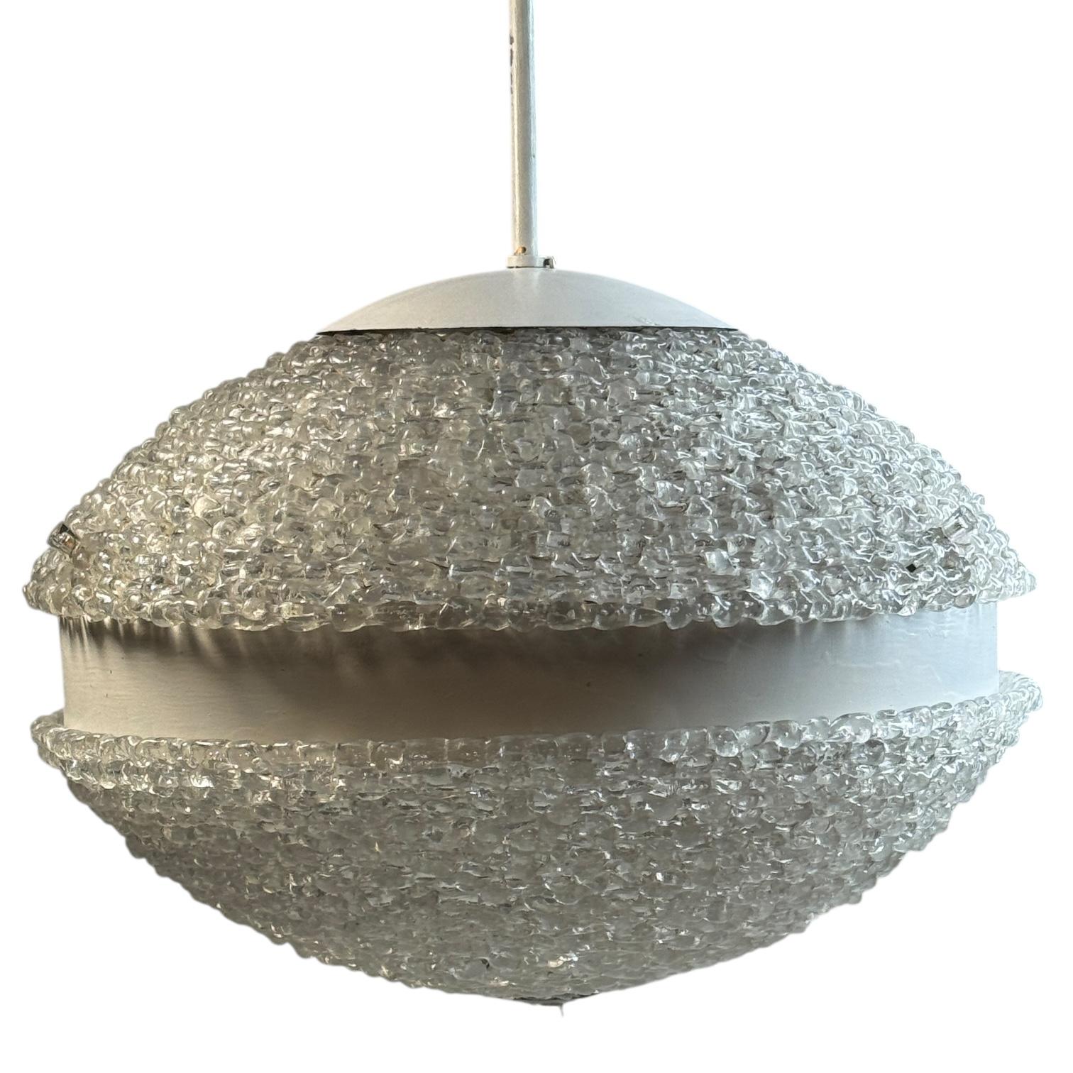 Lucite Glass UFO Chandelier by Austrolux, Austria, 1960s For Sale 6