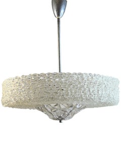 Lucite Glass UFO Chandelier by Austrolux, Austria, 1960s
