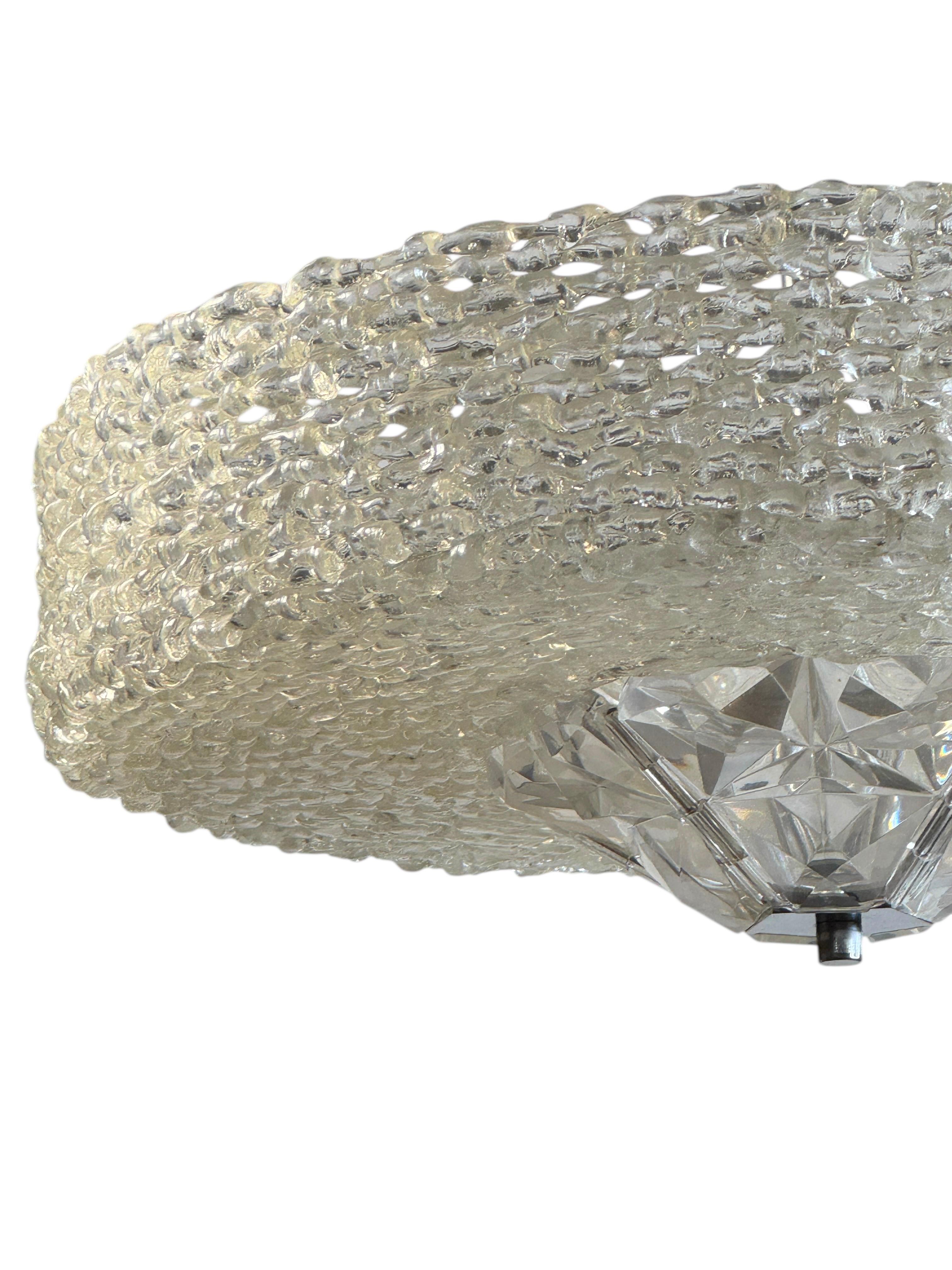 Austrian Lucite Glass UFO Chandelier by Austrolux, Austria, 1960s For Sale