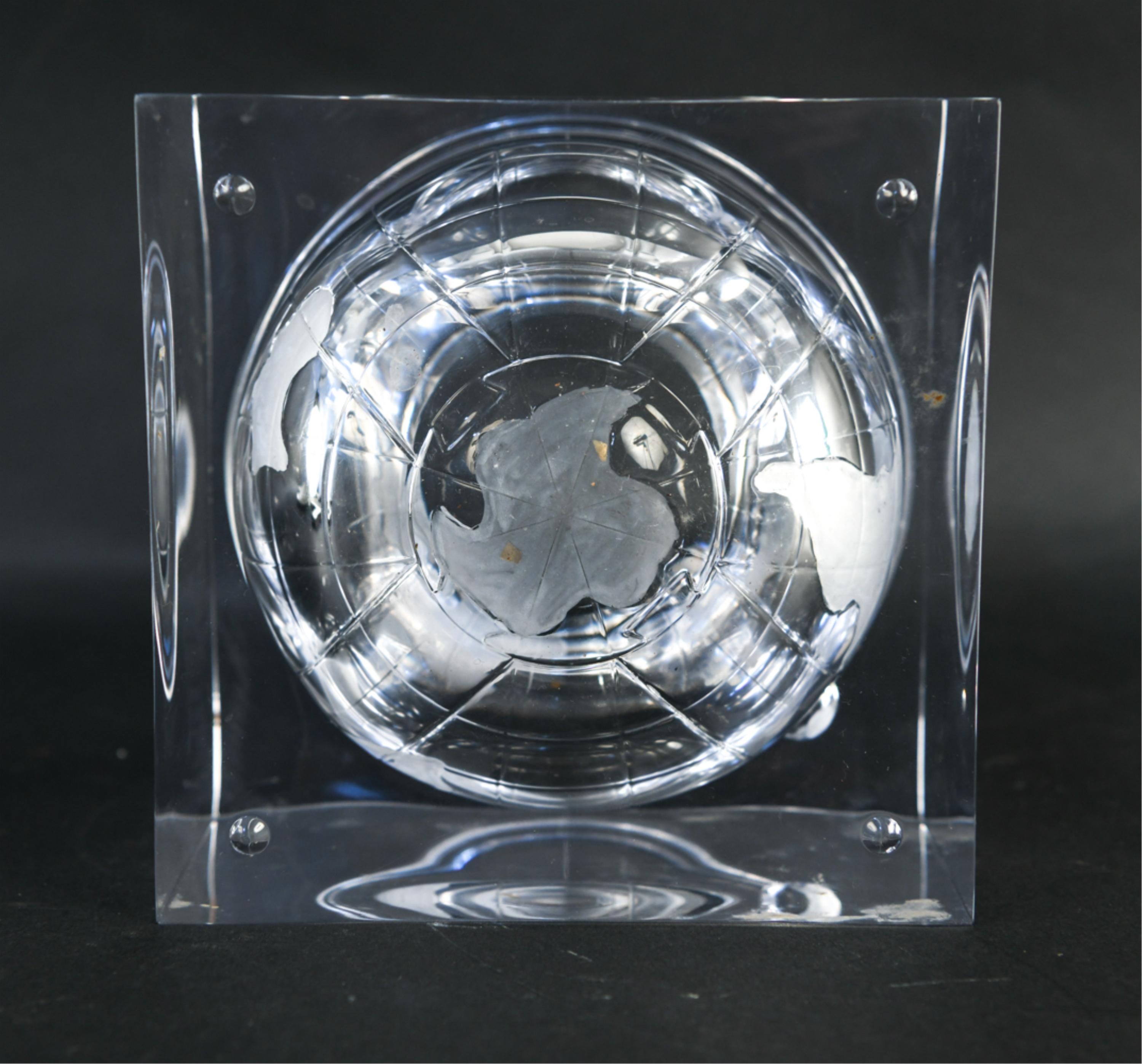 Lucite Globe Ice Bucket 8