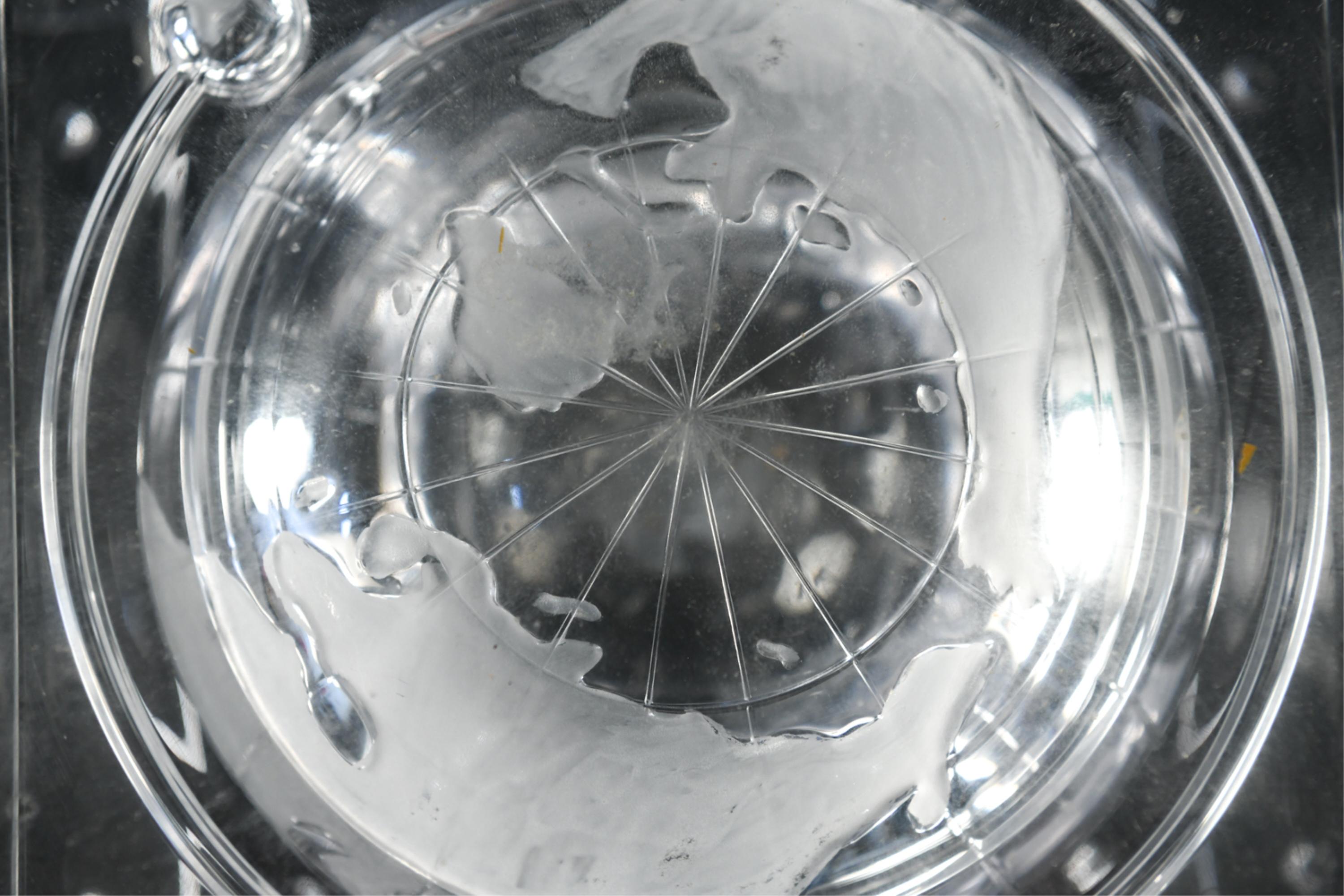 Lucite Globe Ice Bucket 2