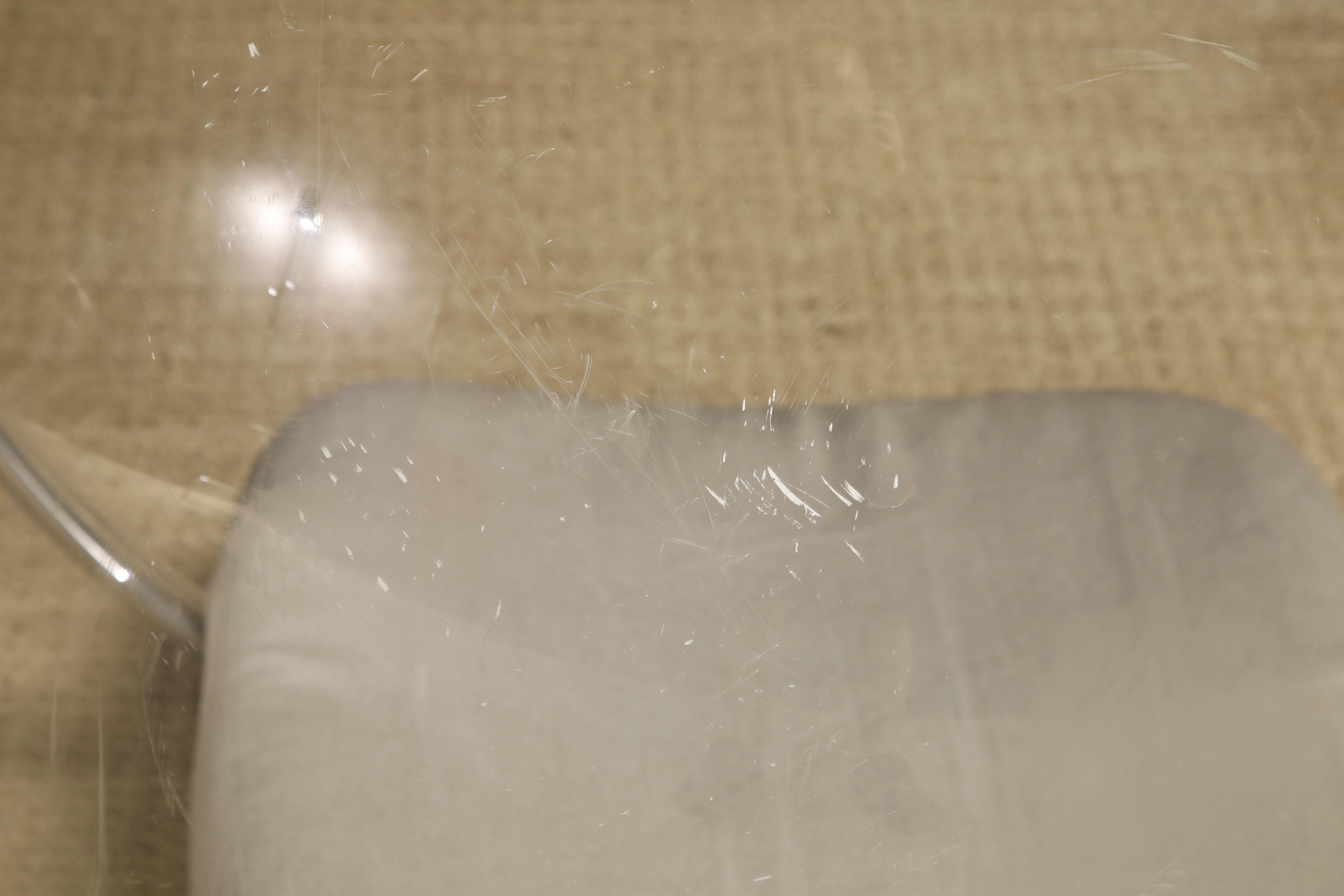 Lucite Hanging 'Bubble Chair' by Eero Aarnio for Adelta, Signed For Sale 10
