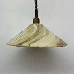 Lucite Hillebrand hanging lamp , 1970s