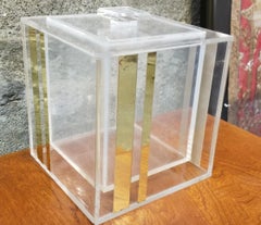 Lucite Ice Bucket, 1970s