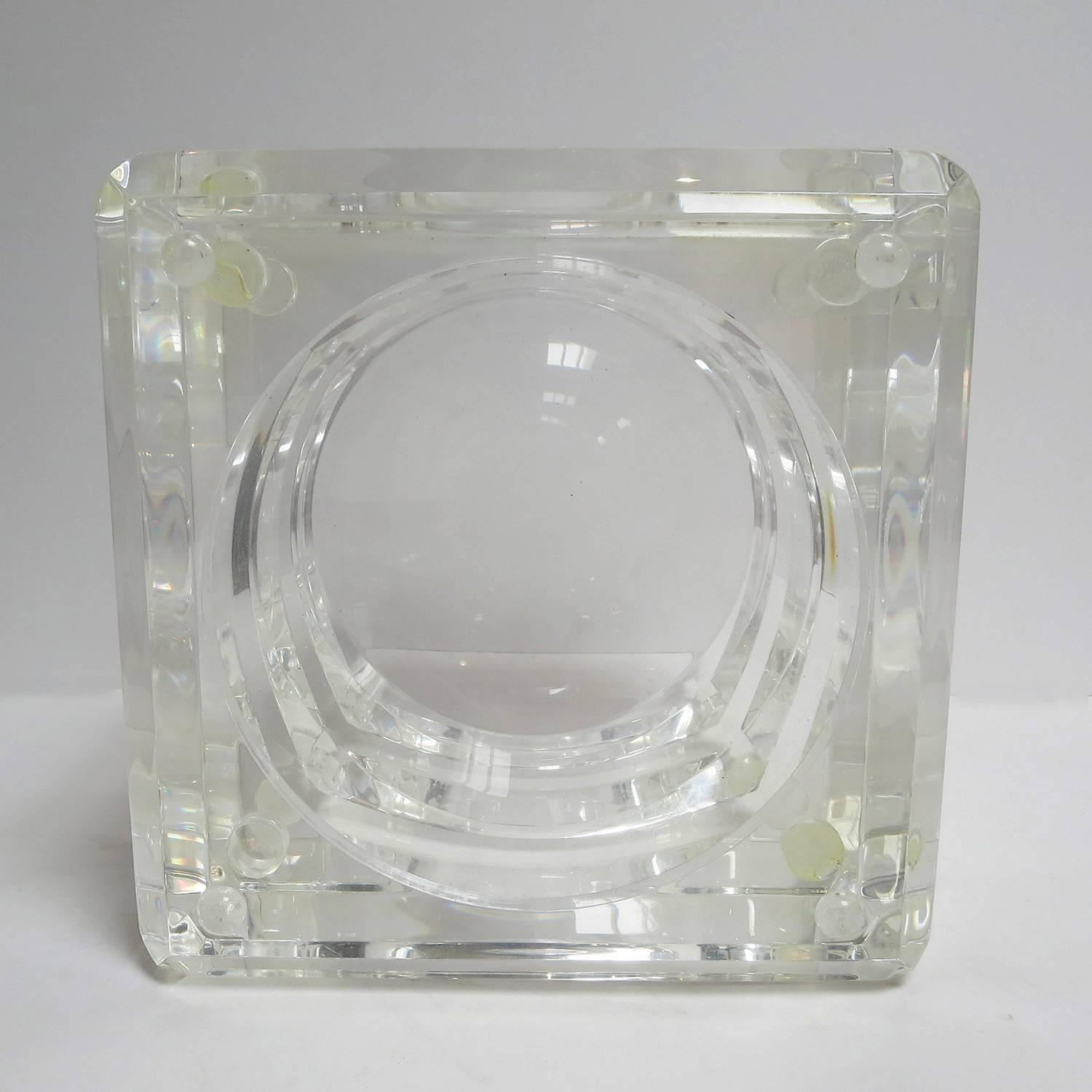 Lucite Ice Bucket by Alessandro Albrizzi 1