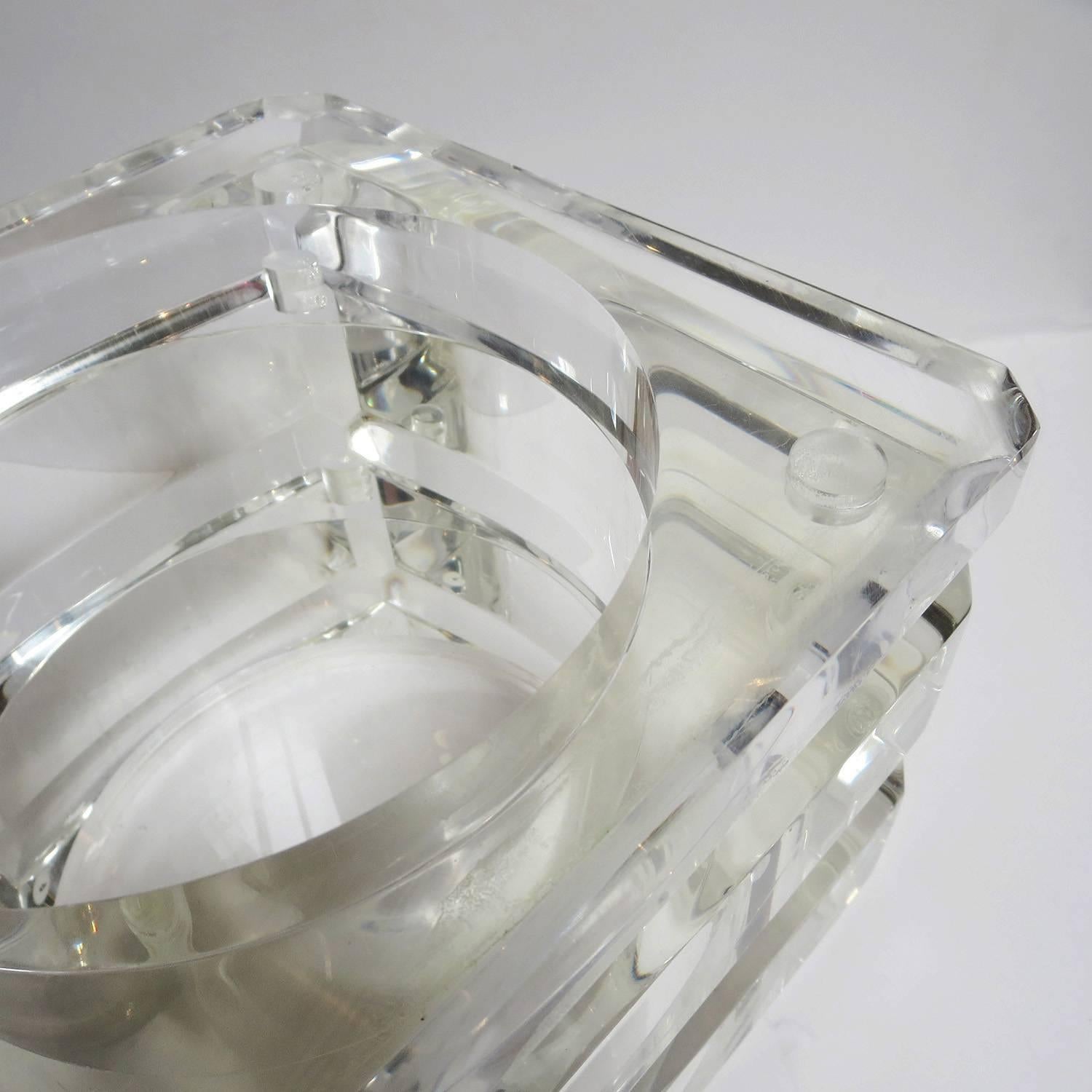 Lucite Ice Bucket by Alessandro Albrizzi 3
