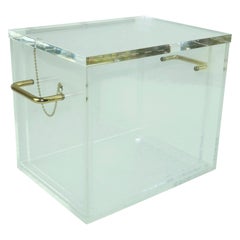 Coffre à glace en lucite, années 1970