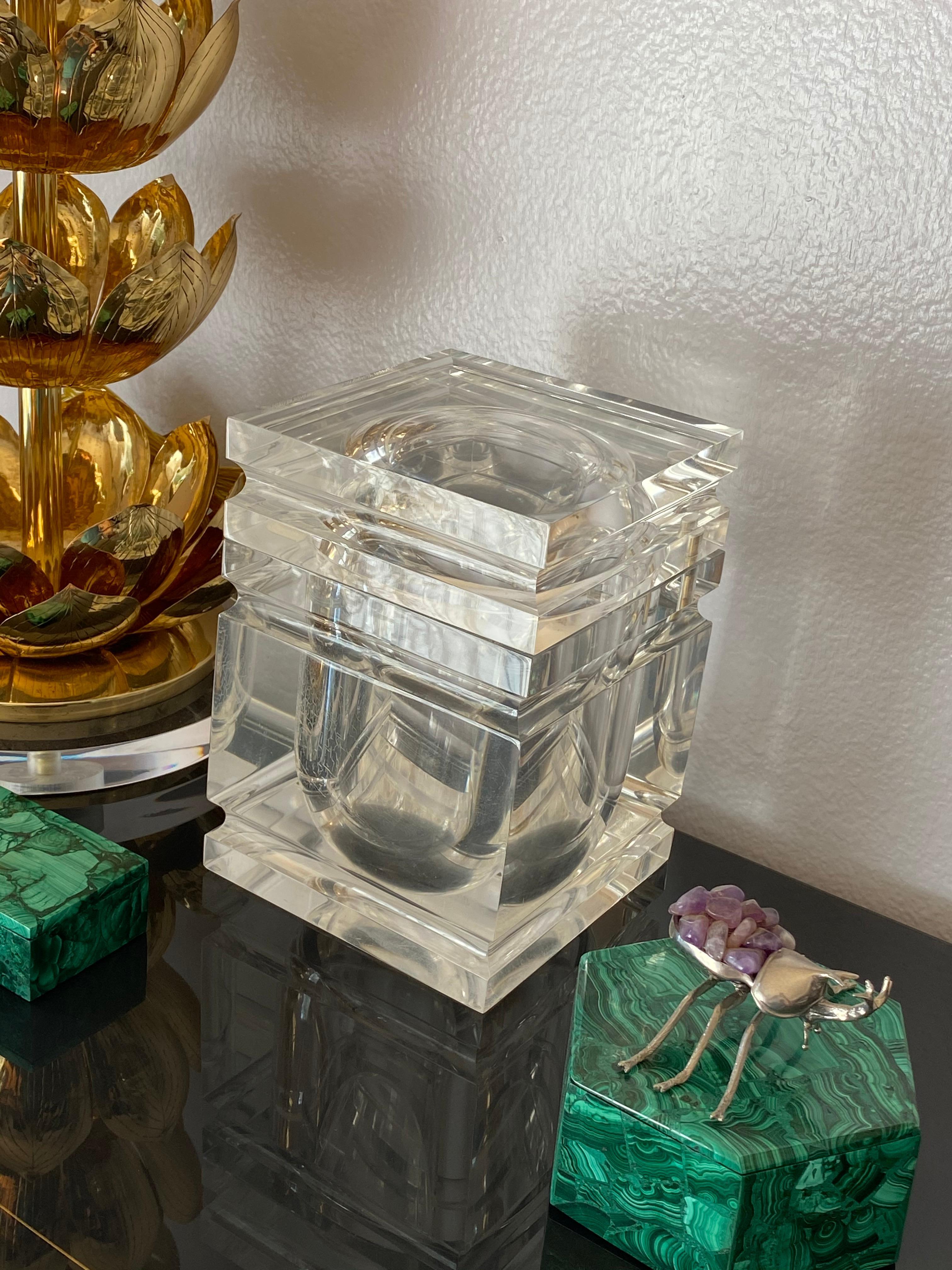 Lucite Ice Bucket 4