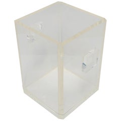 Lucite Ice Bucket or Champagne Wine Cooler, circa 1970s