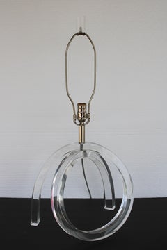 Lucite Lamp Attributed to Astrolite for the Ritts Company, Los Angeles, CA