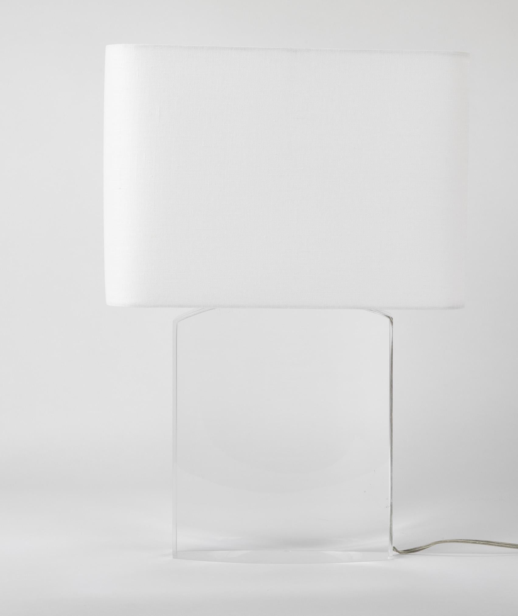 Lucite Lamp in the style of Karl Springer 7