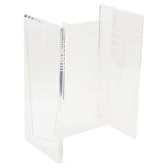 Zeitschriftenständer oder Regal aus Lucite Vintage