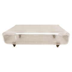 Lucite Mobile Coffee Table, France, 1970s