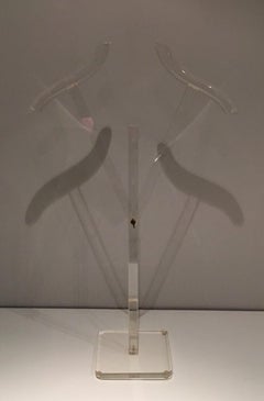 Lucite Night Stand, French Work, Circa 1970