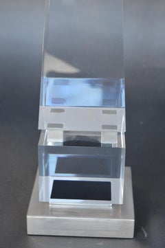 Lucite Obelisks by Charles Hollis Jones