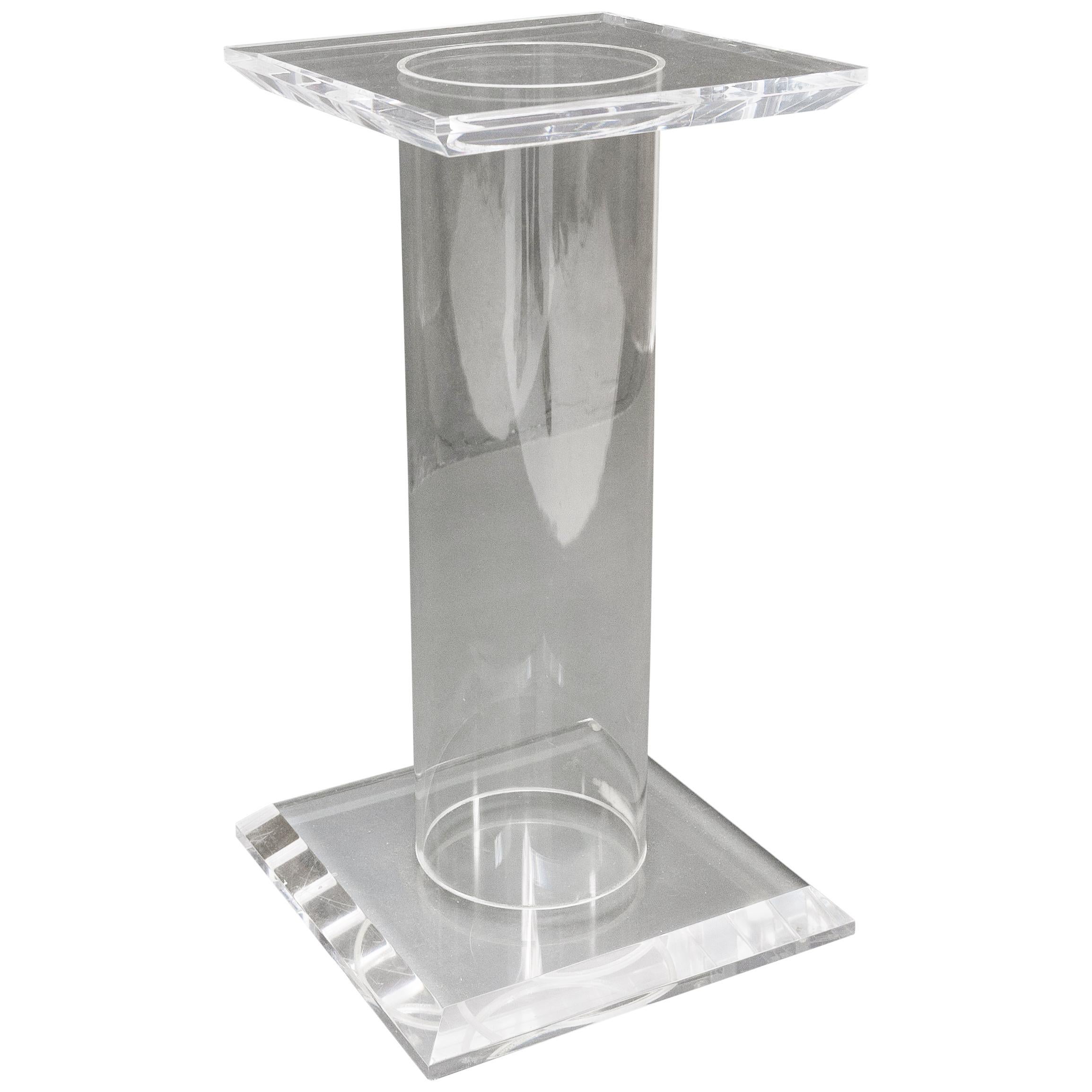 Lucite Pedestal, 1970s, France