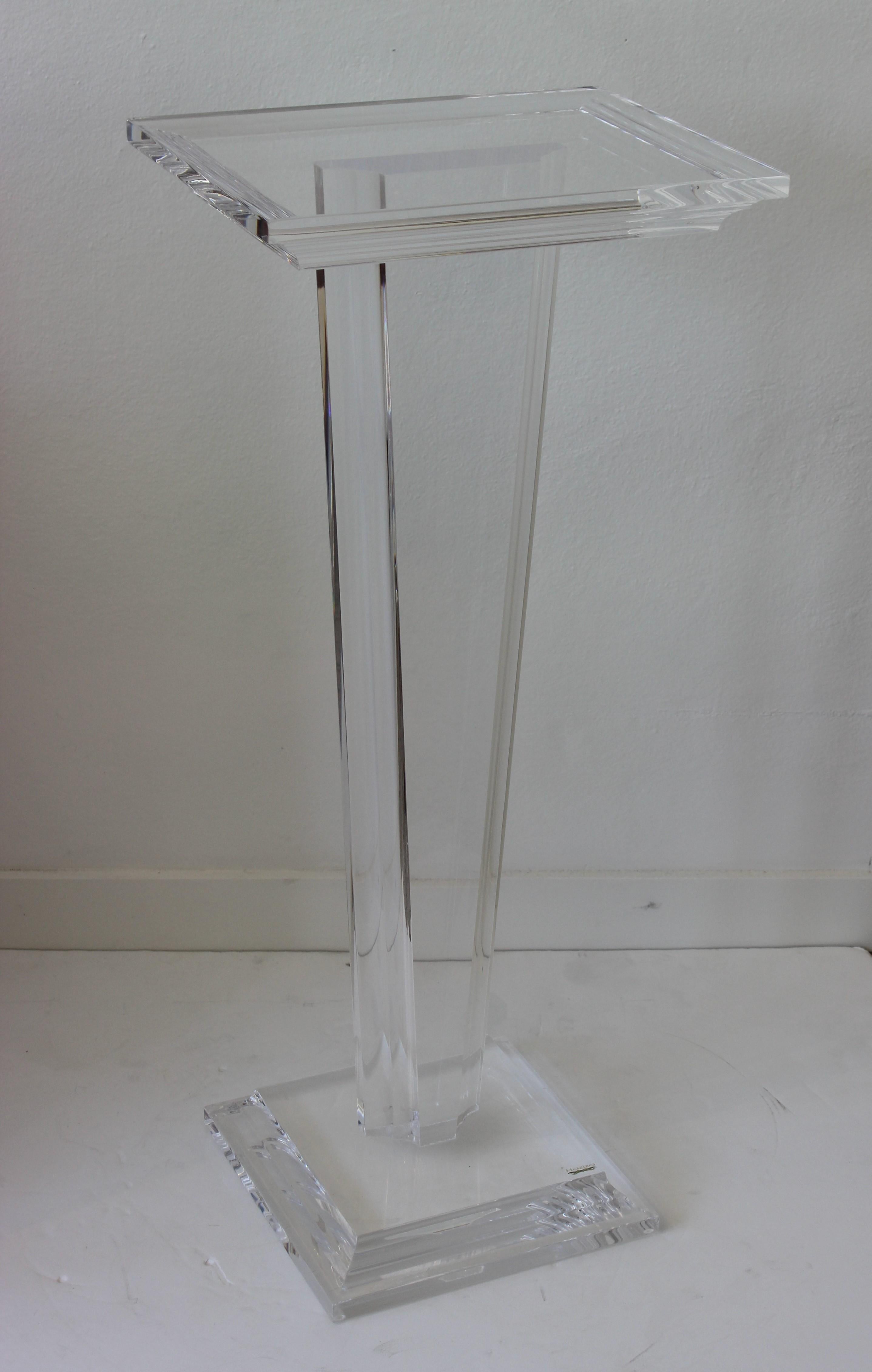 Lucite Pedestal by Haziza 1