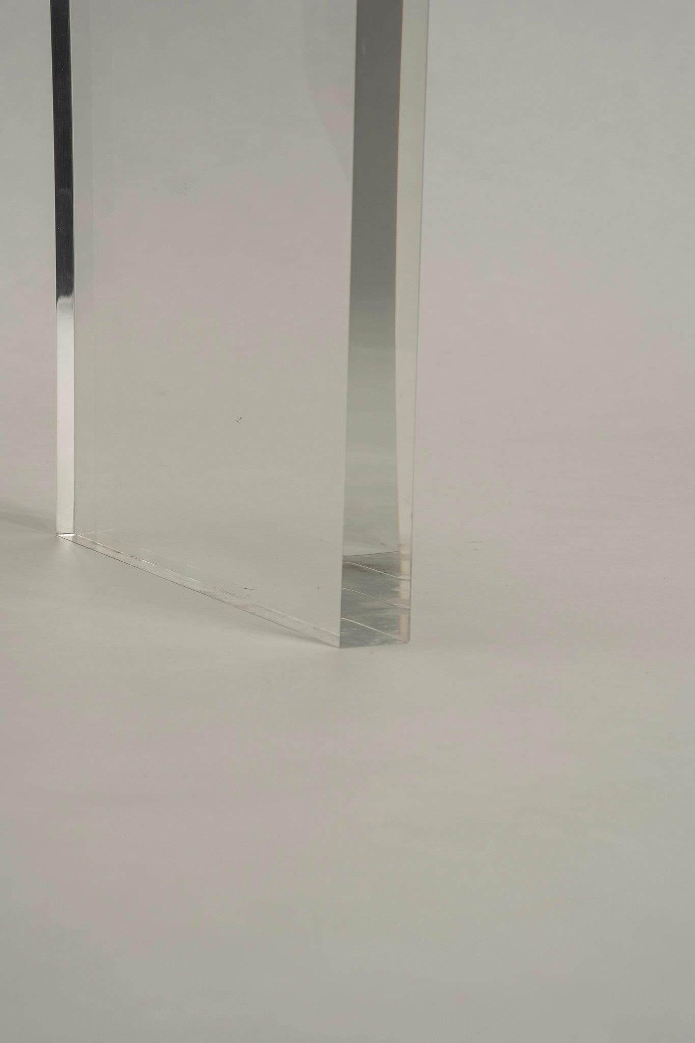 20th Century Lucite Pedestal For Sale