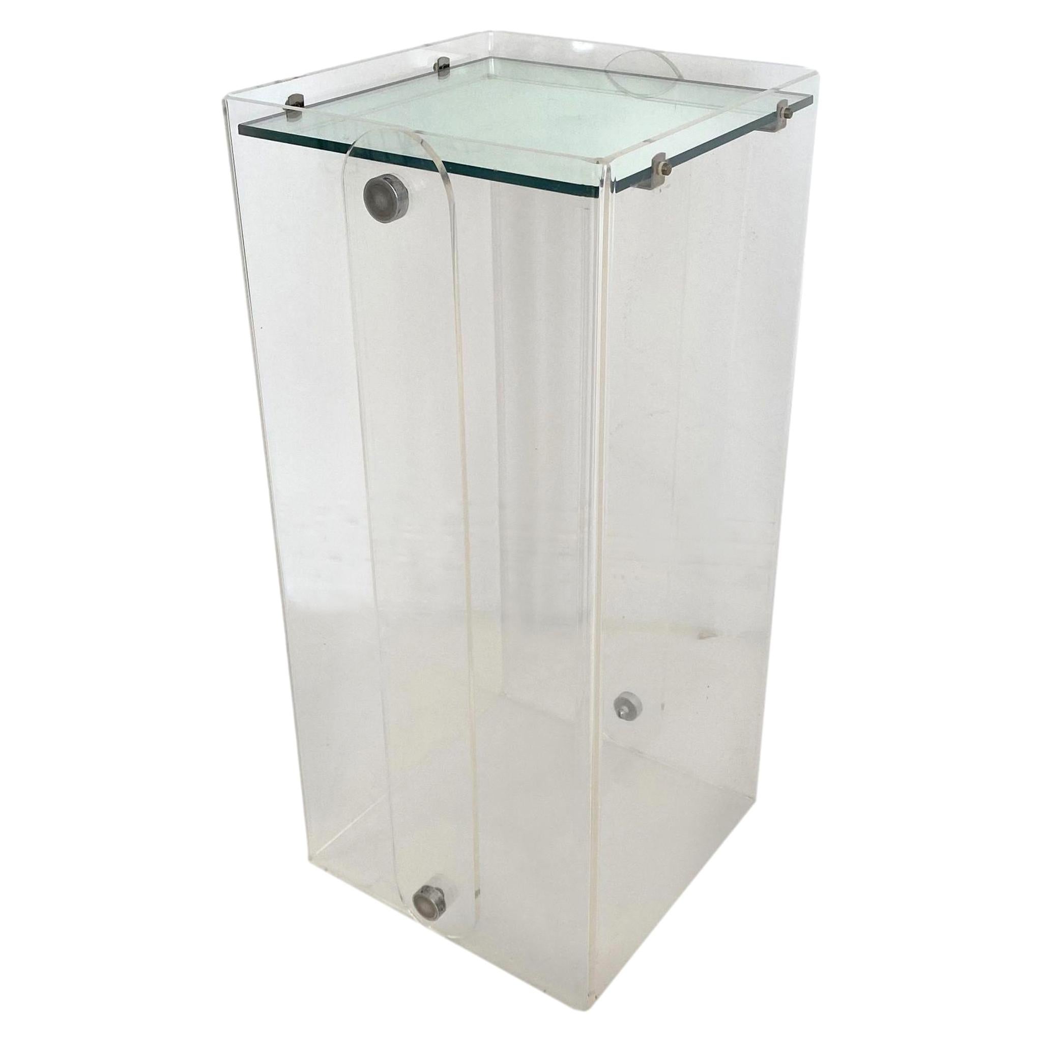 Lucite Pedestal For Sale