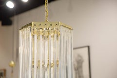 Lucite Ribbon Chandelier