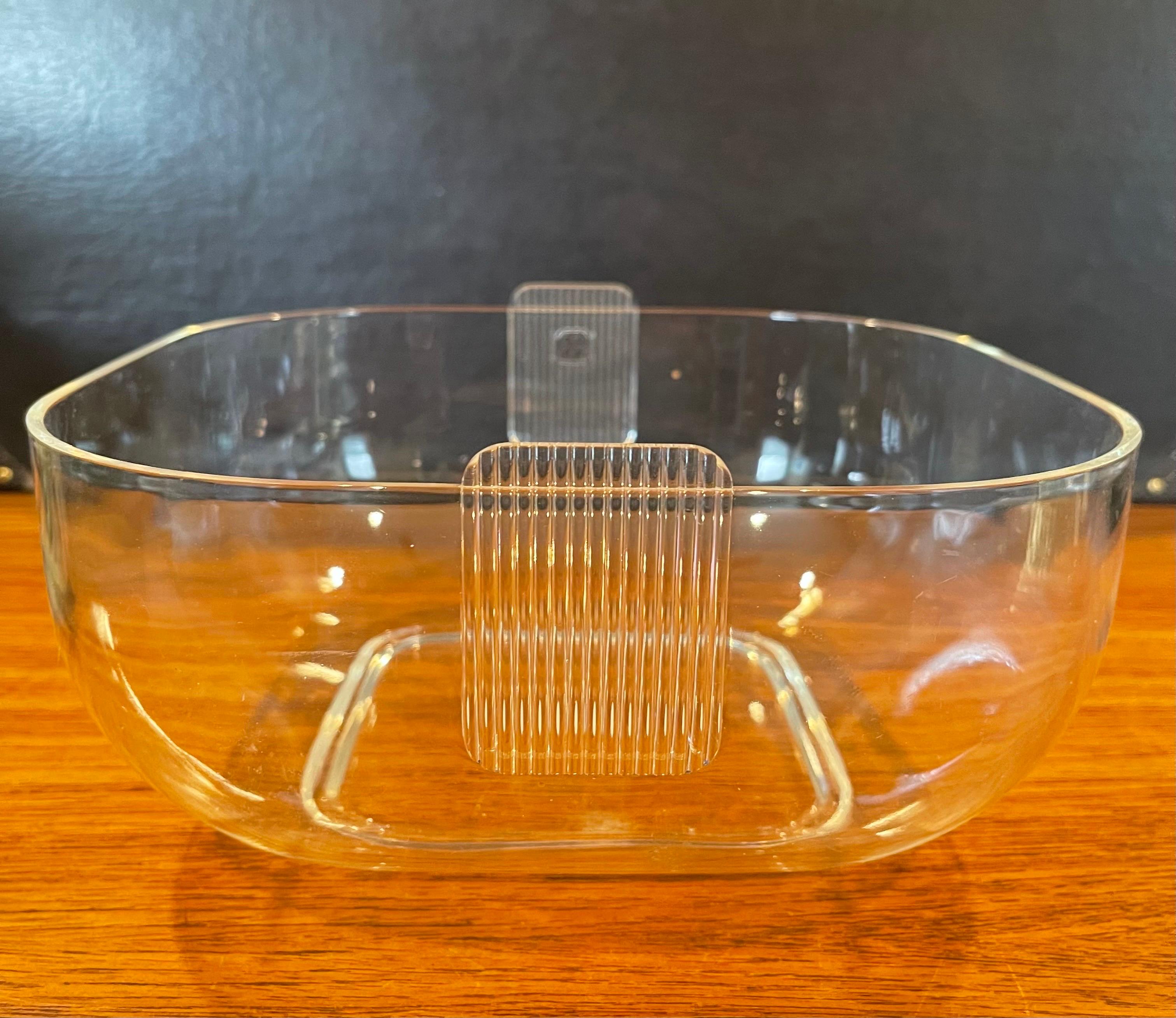 Lucite Salad Bowl and Servers 