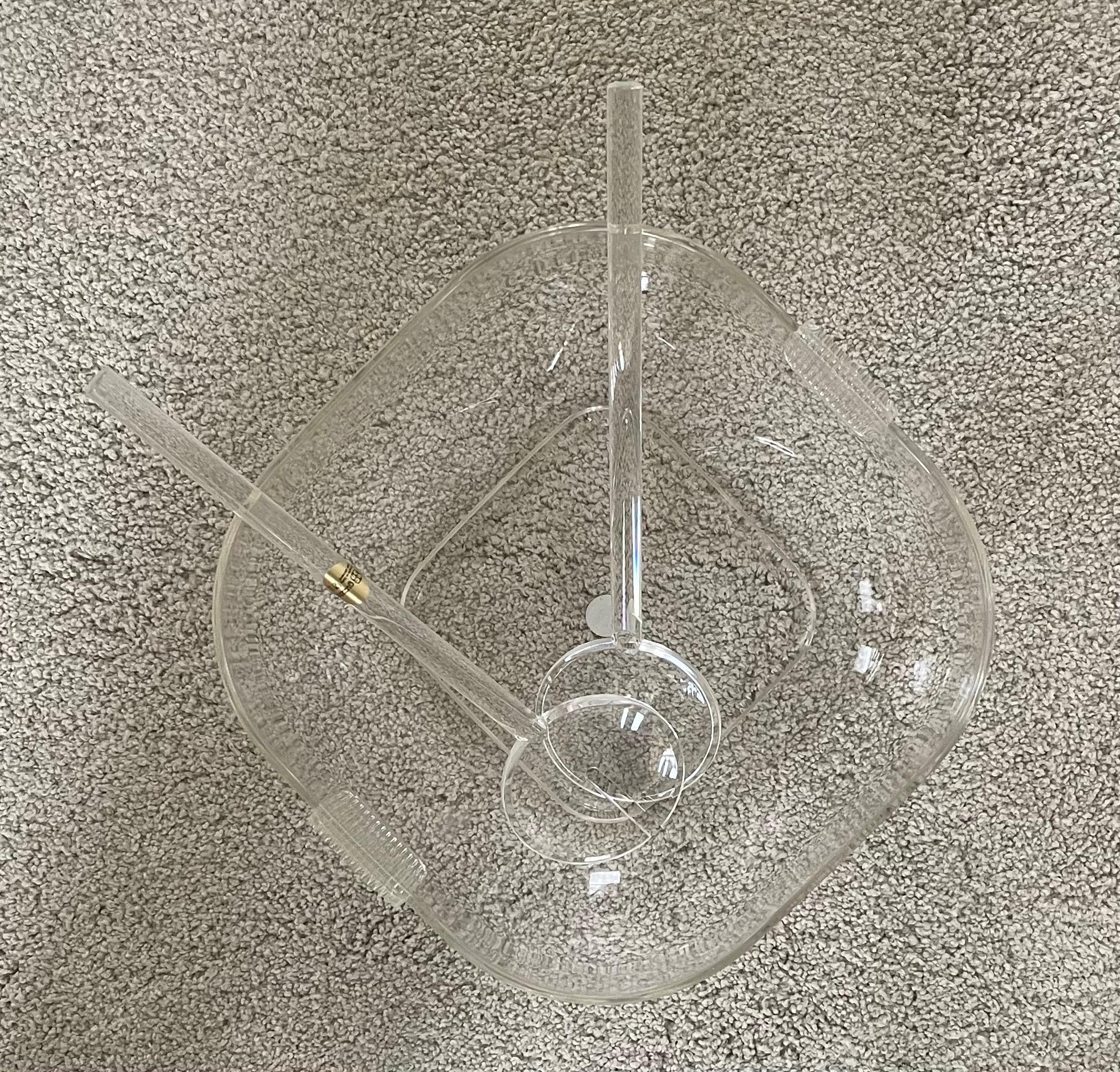 20th Century Lucite Salad Bowl and Servers 