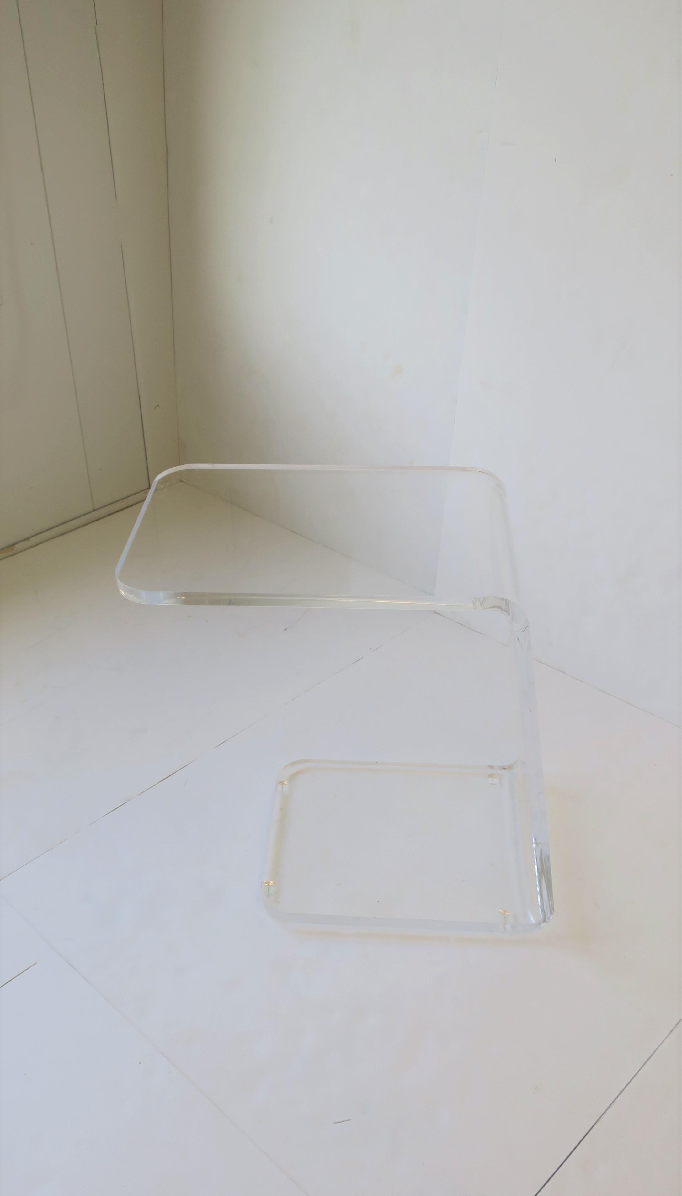 Lucite Side or End Table 5
