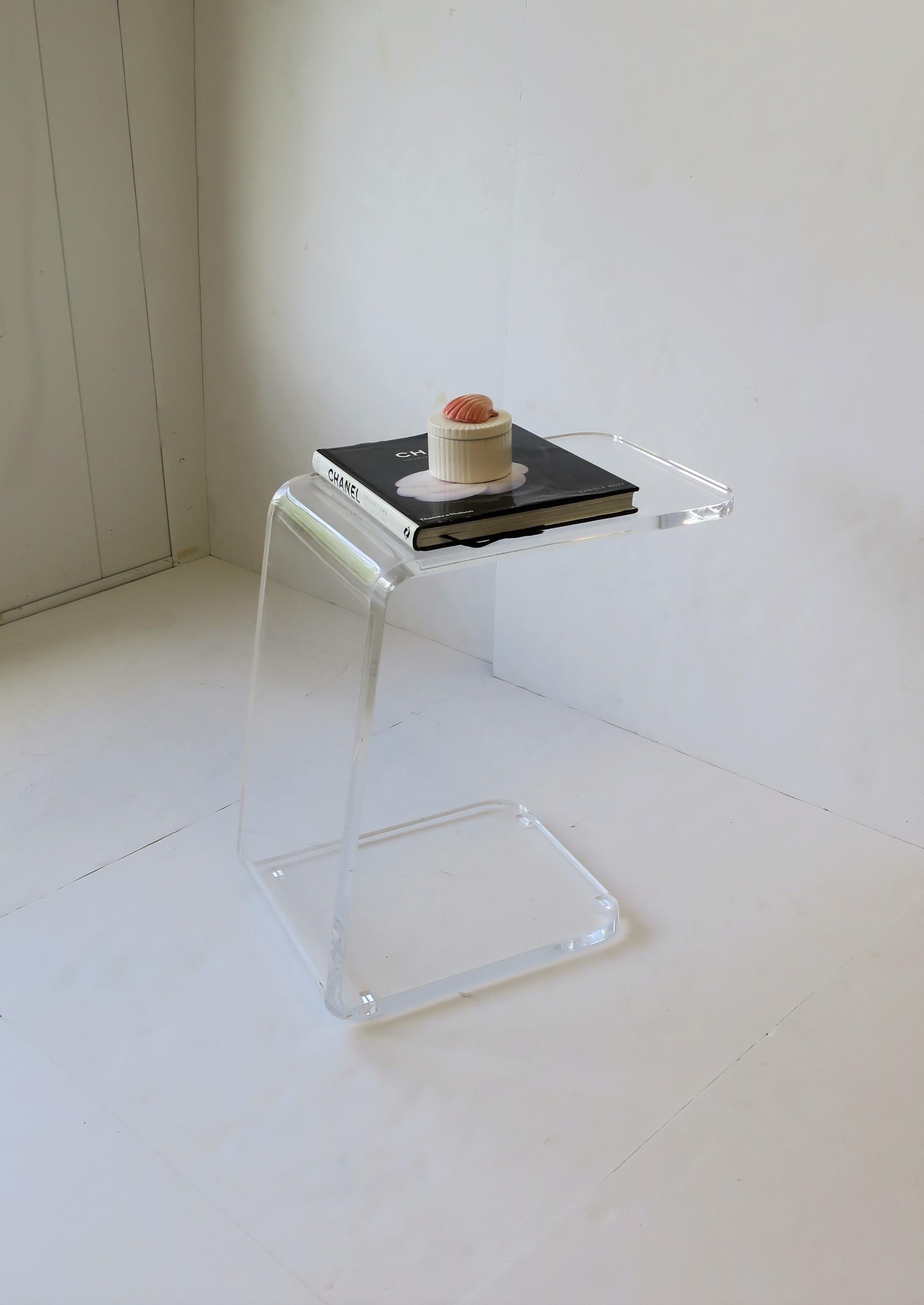 Lucite Side or End Table 2
