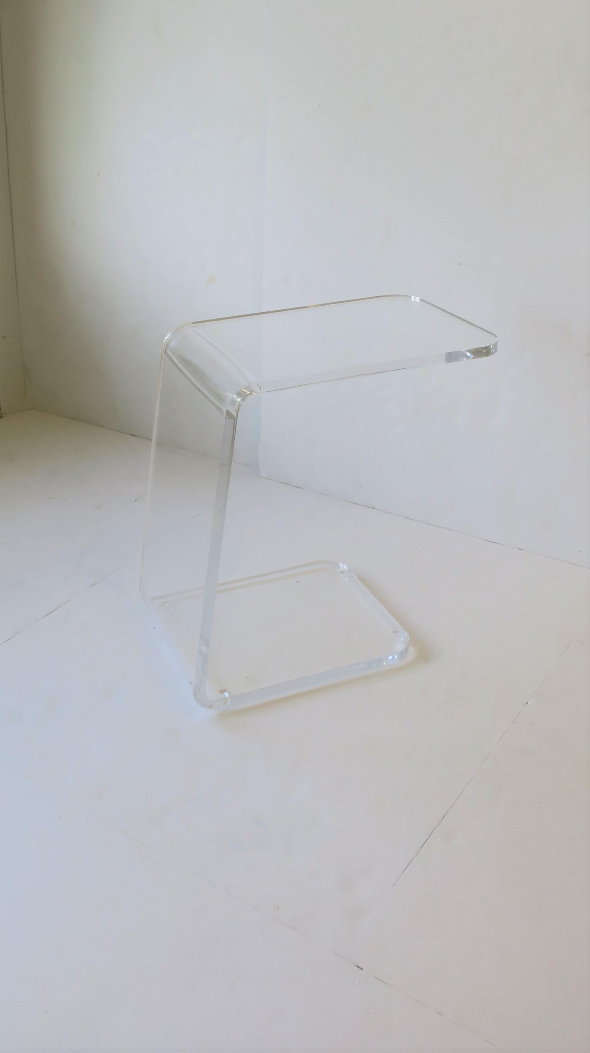 Lucite Side or End Table 3