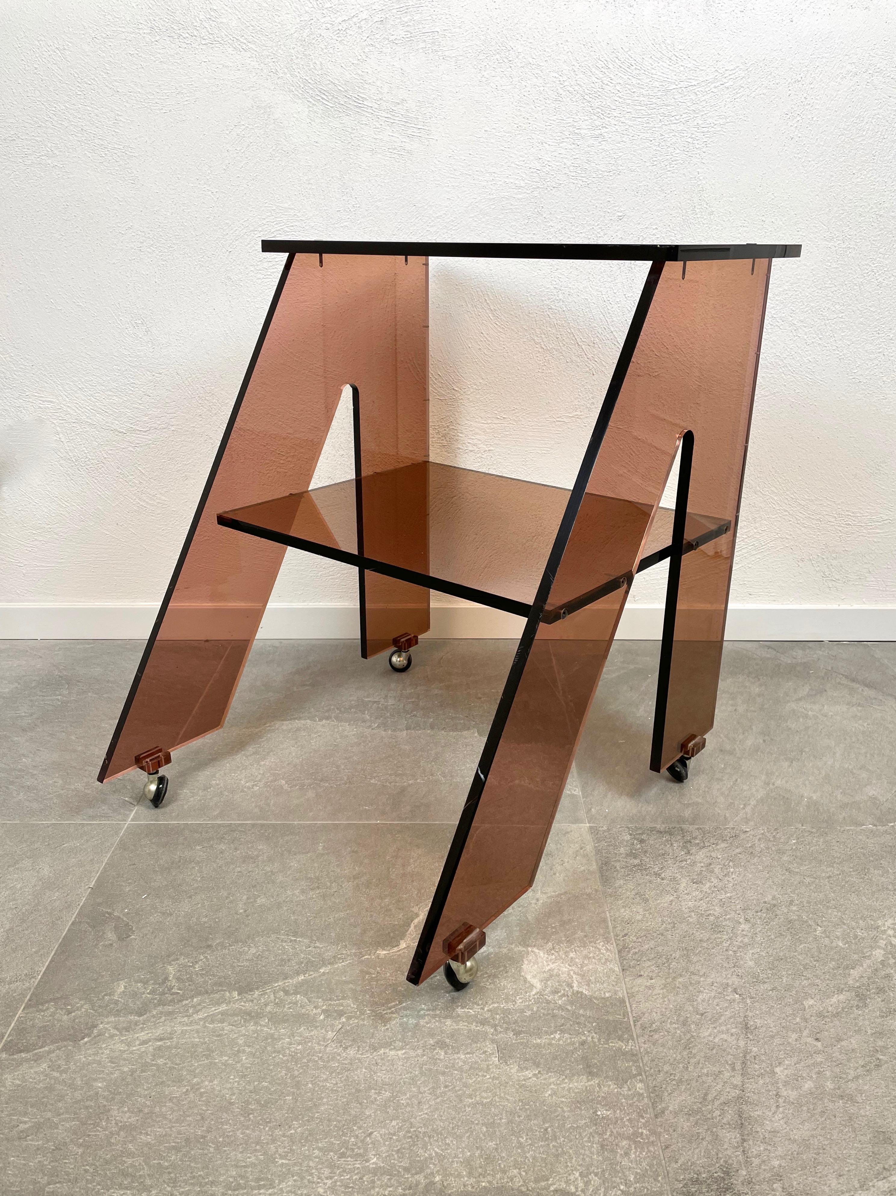 table plexiglas roche bobois