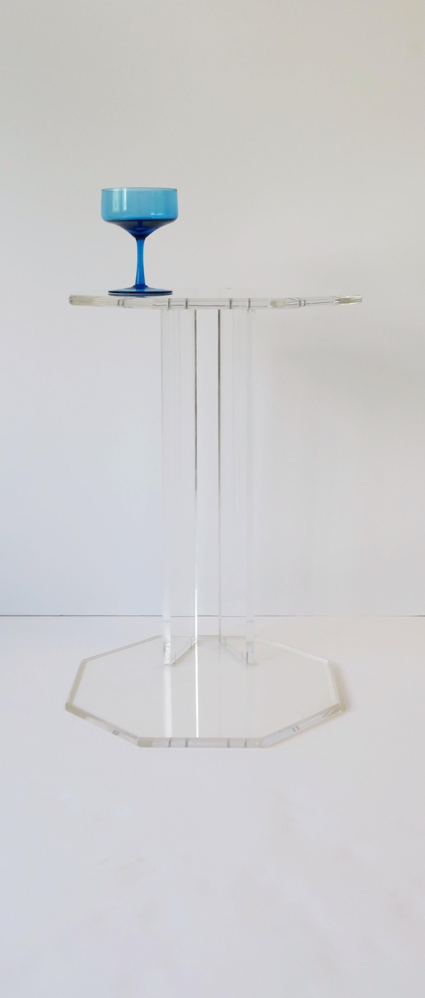 Lucite Drinks Table For Sale 9