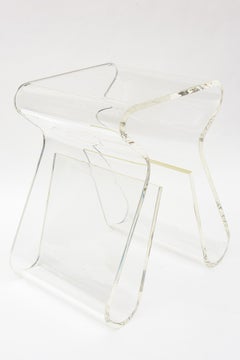 Lucite Small Bench Vintage
