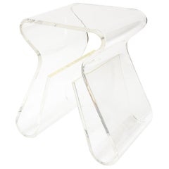 Lucite Small Bench Vintage