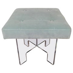 Lucite Stool