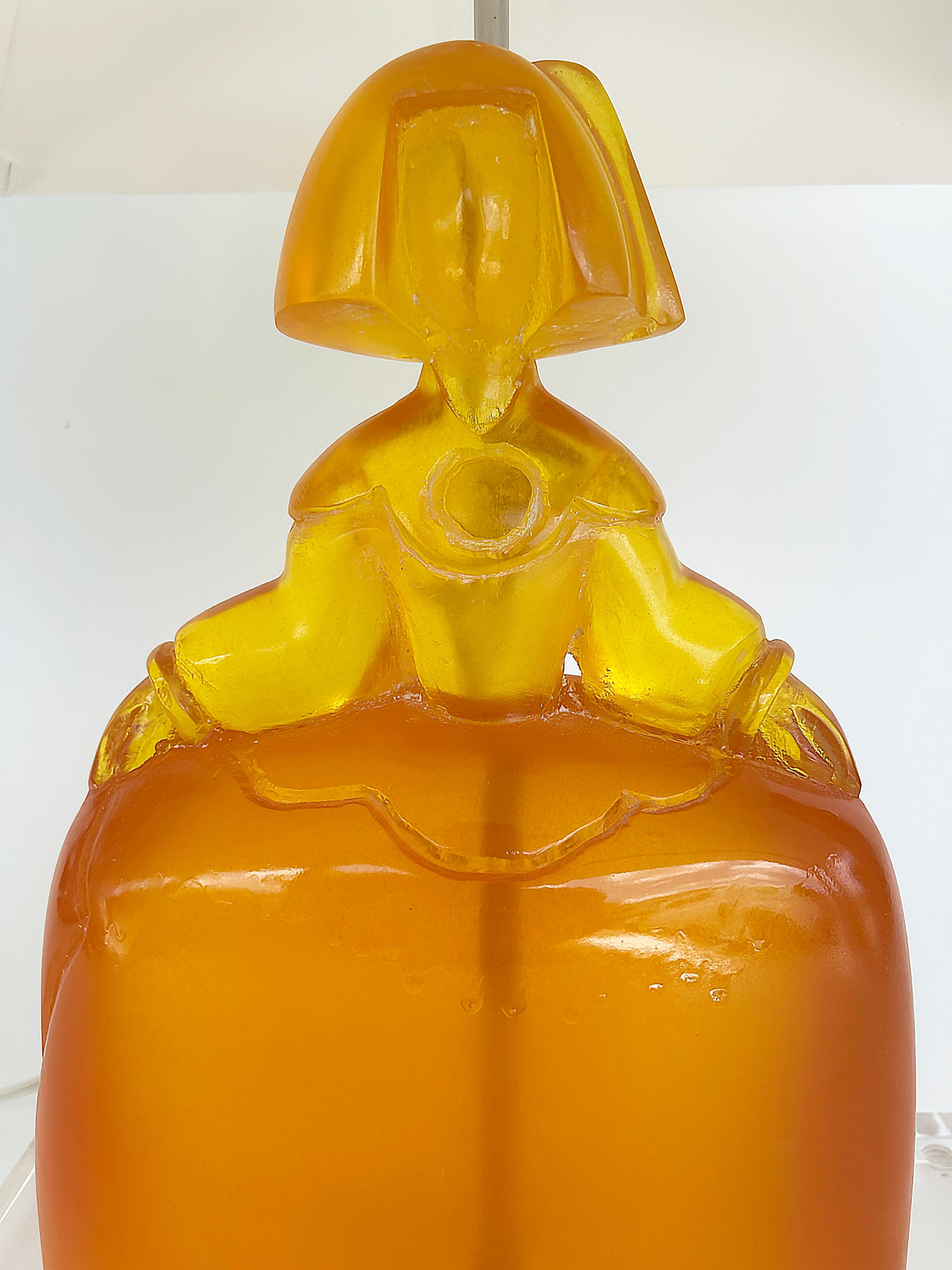 Lucite Table Lamp After the Velázquez  Painting 