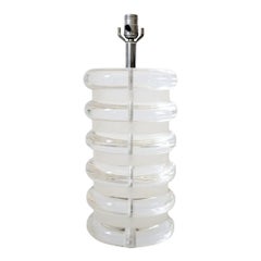 Lucite Table Lamp by Bauer