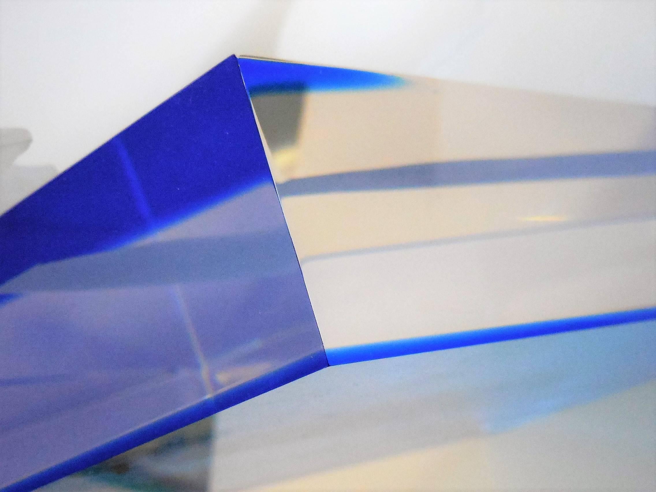 Late 20th Century Lucite Tie Sculpture by Claude Guyon, 1983
