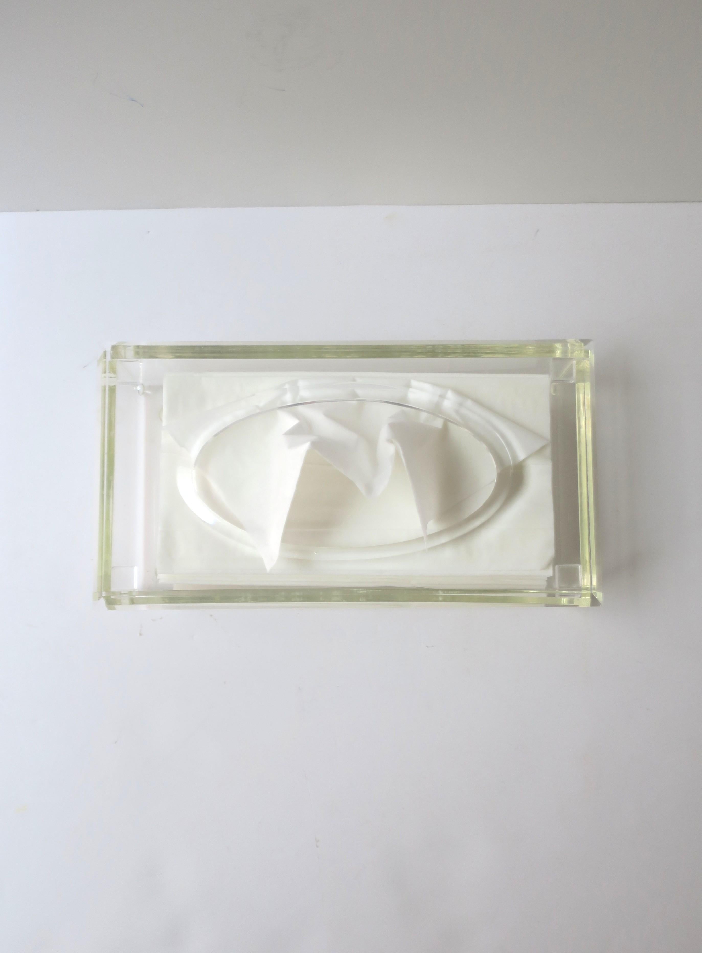 Moderno Portafazzoletti in lucite in vendita
