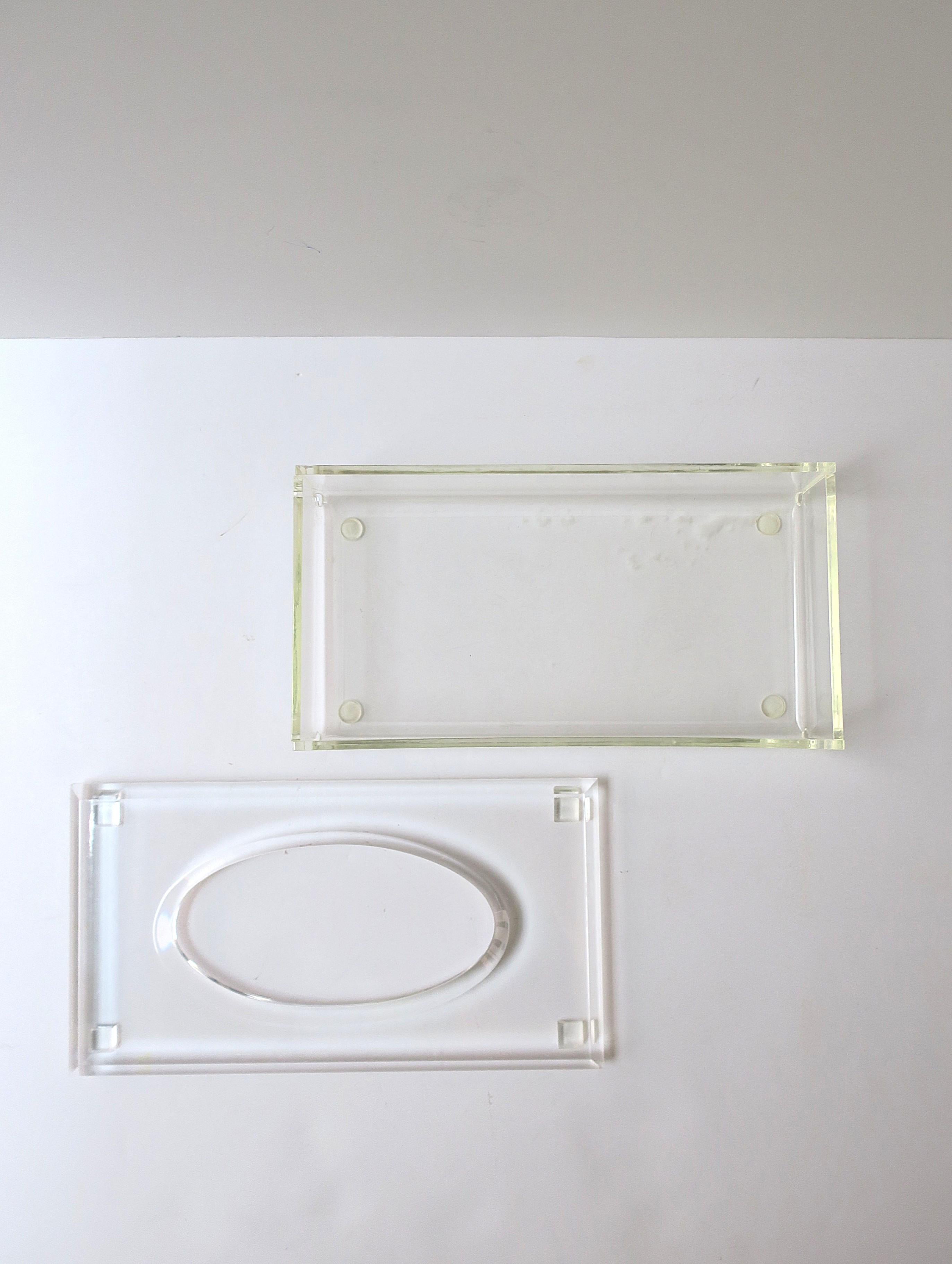 Portafazzoletti in lucite in vendita 2